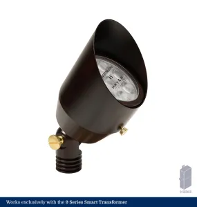 9 Series Full Color 3-Inch Bourbon Brass LED Up Light