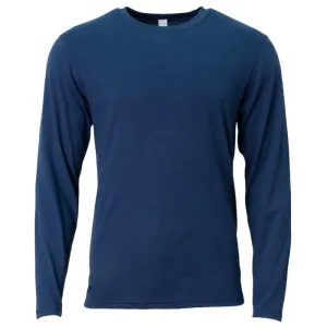 A4 Mens Softek Long Sleeve Tee