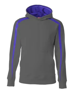 A4 NB4004 Spartan Fleece Hoodie - Graphite Royal