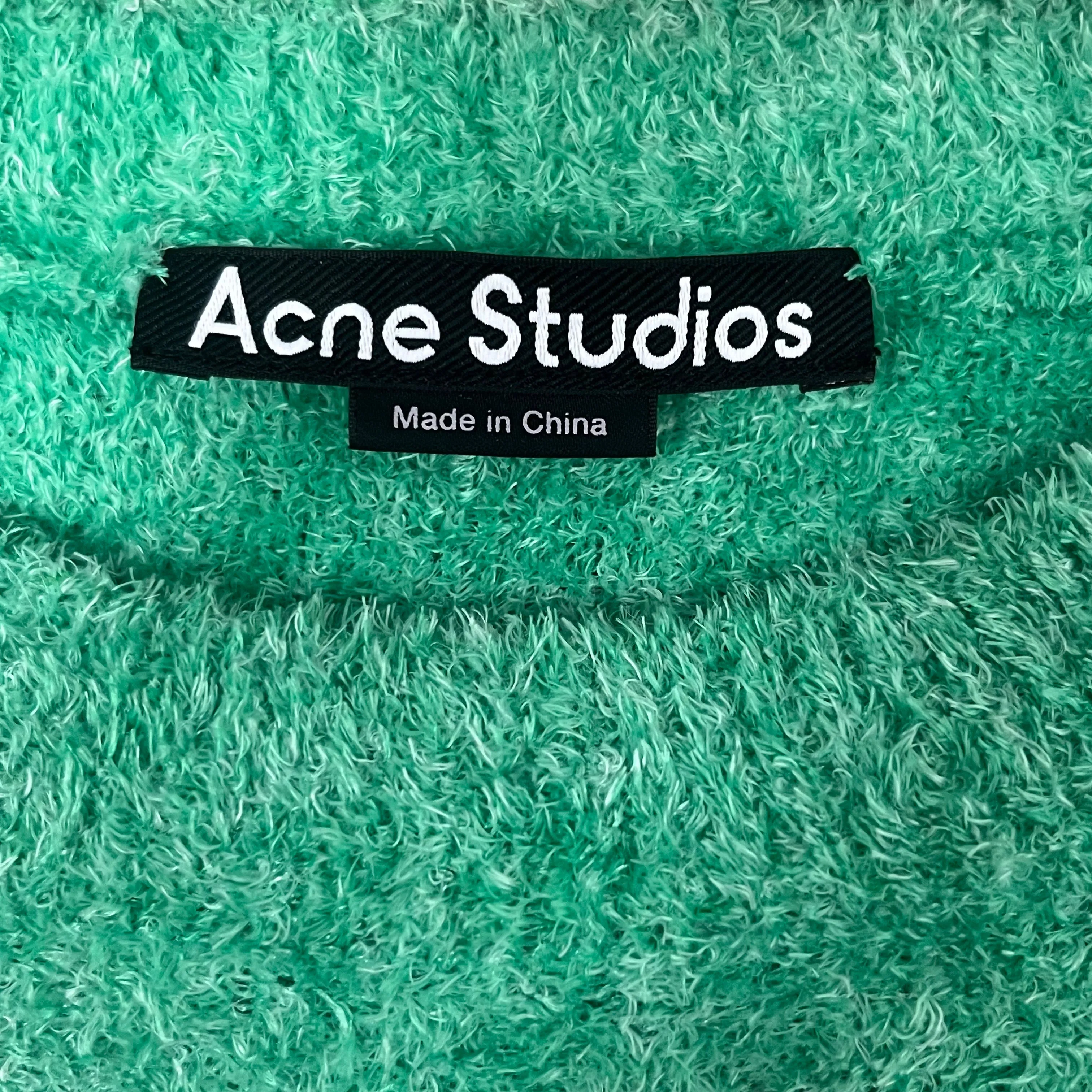 Acne Studios/Sweater/L/Acrylic/GRN/Crewneck knit jumper