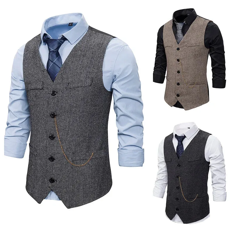 Aidase Single Breasted Vest Sportsman Vest Gilet Men Suits for Wedding Vests Men Skin Waistcoat Steampunk Full Men's Suit