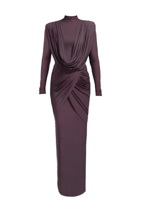 AISHA PURPLE MAXI DRESS