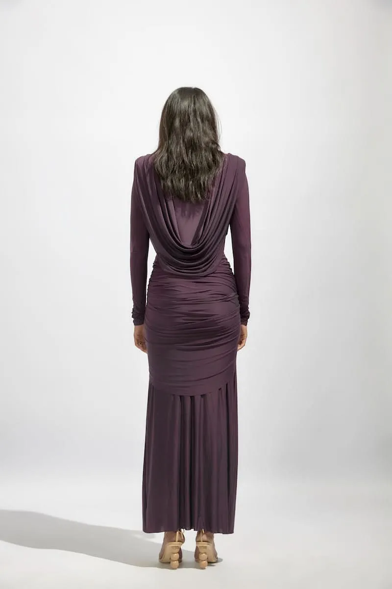 AISHA PURPLE MAXI DRESS