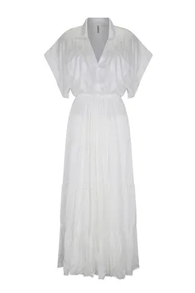 ANTIBES WHITE MAXI DRESS