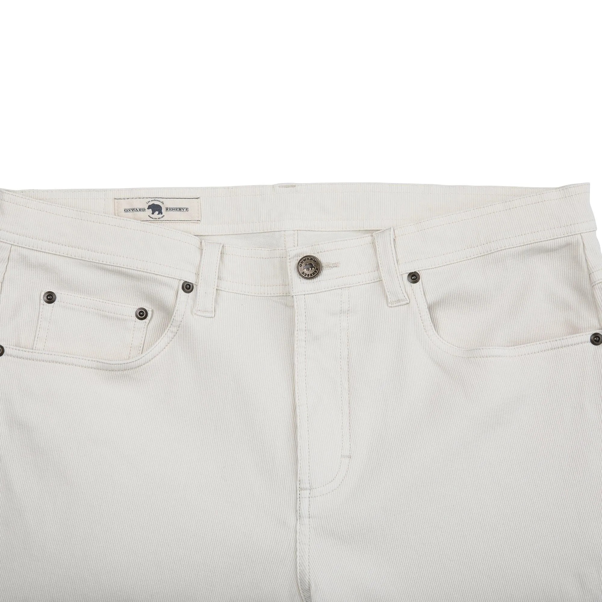 Bedford Five Pocket Pant - Cream