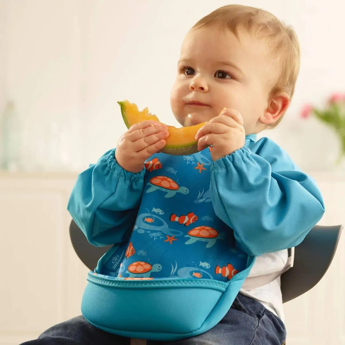 Bibetta UltraBib Bib with Sleeves - Tropical Fish