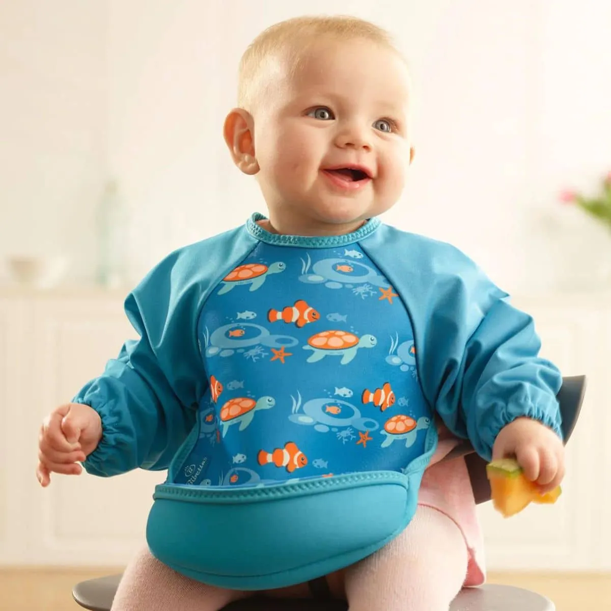 Bibetta UltraBib Bib with Sleeves - Tropical Fish