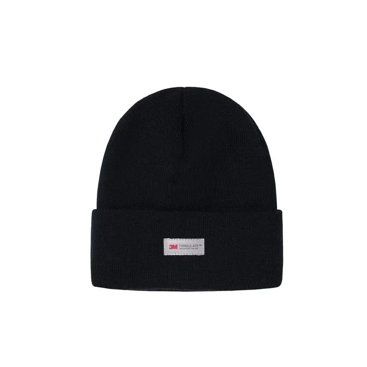 BIG BASIC THINSULATE BEANIE / STUSSY/ BLACK