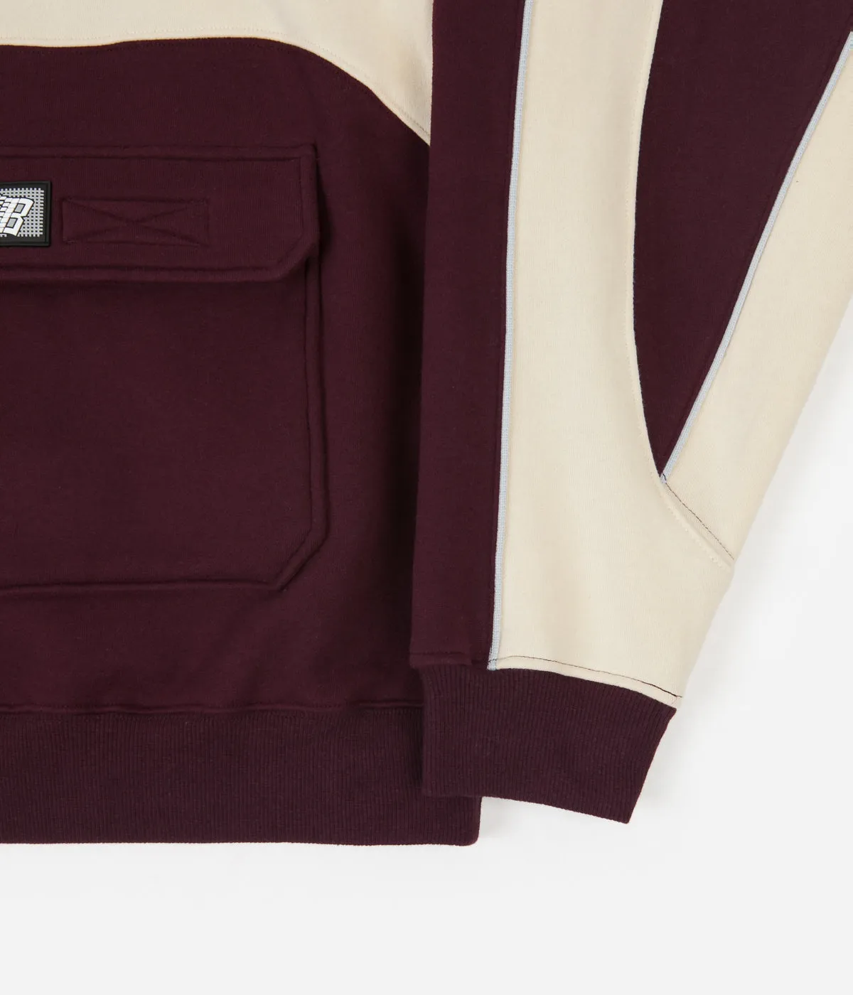 Bronze 56K Piping Hoodie - Burgundy