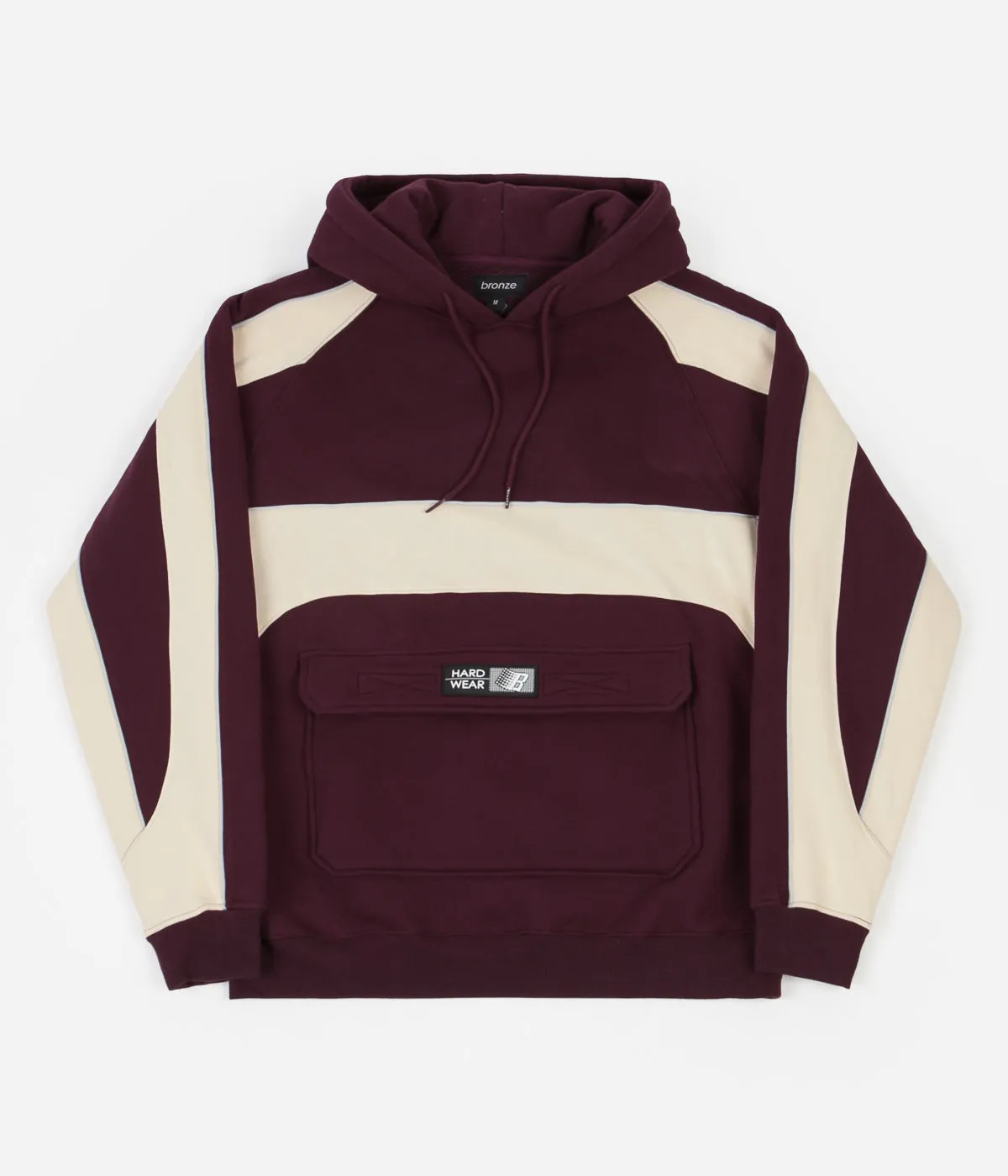 Bronze 56K Piping Hoodie - Burgundy