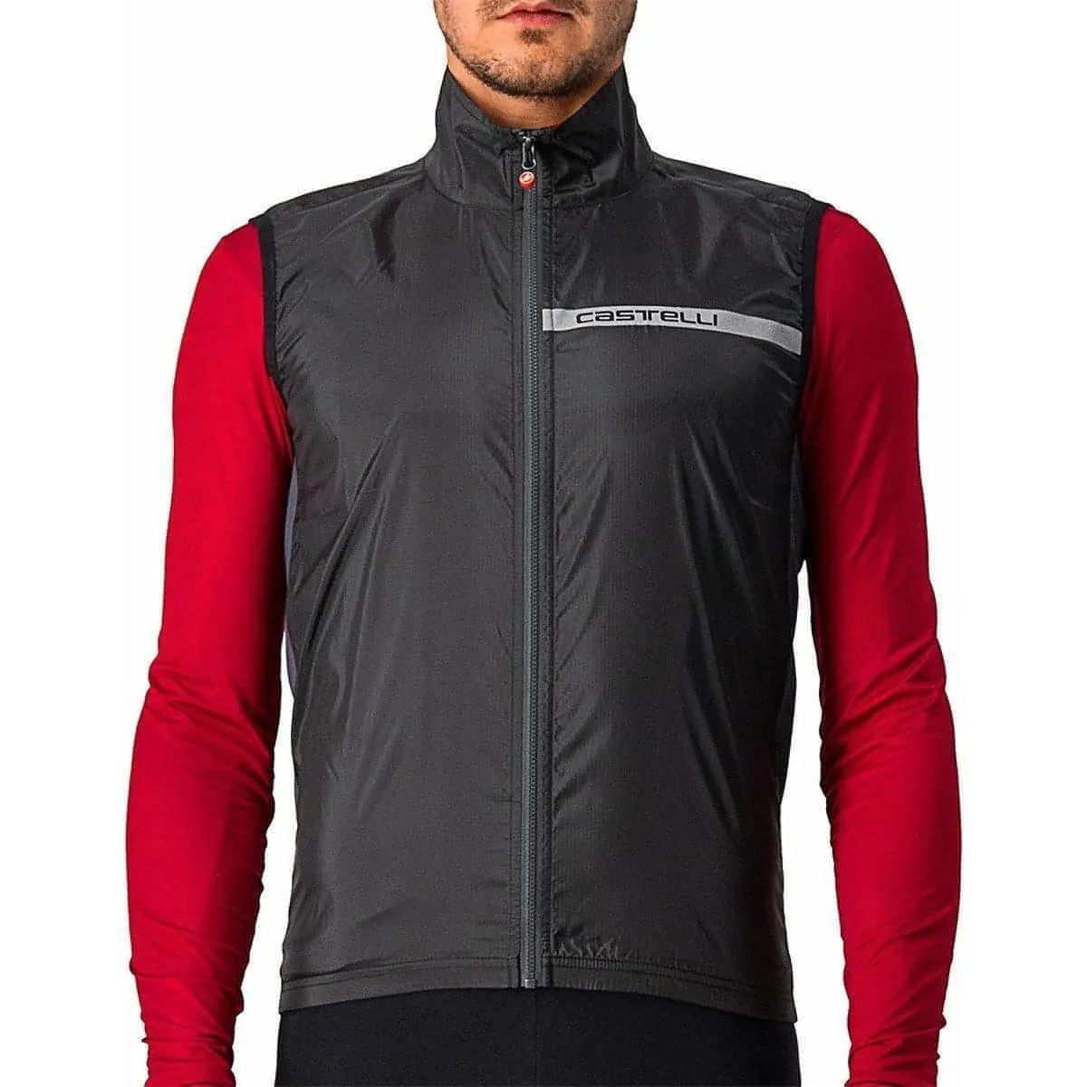 Castelli Squadra Stretch Mens Cycling Gilet - Black