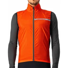 Castelli Squadra Stretch Mens Cycling Gilet - Red