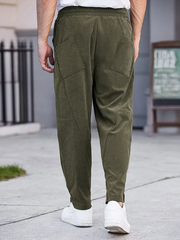 Casual Corduroy Harem Pants (US Only)