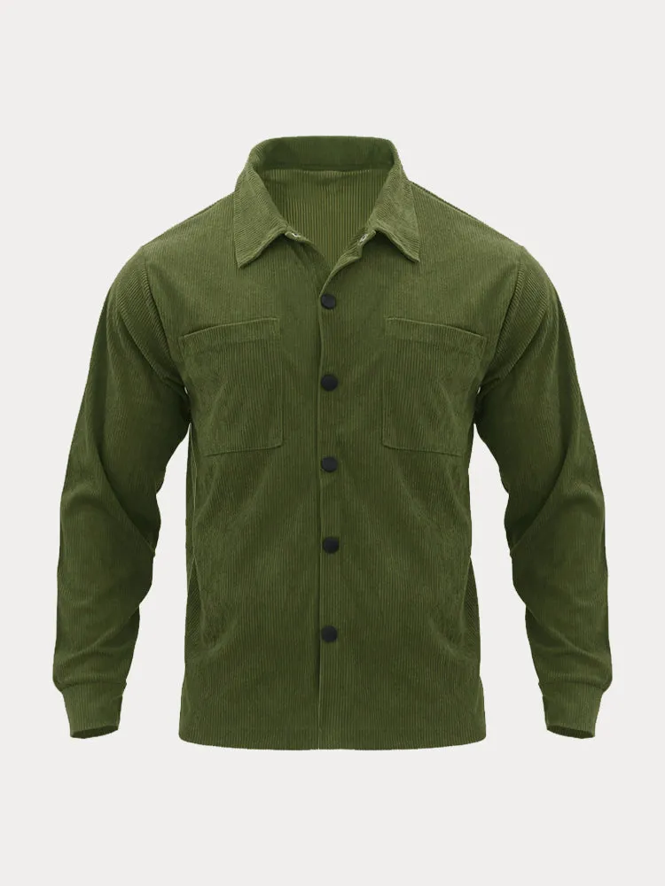 Casual Thermal Corduroy Shirt