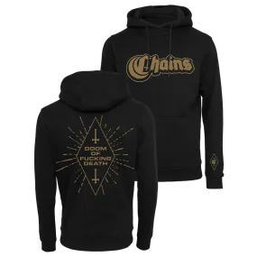 Chains - Doom Of Fucking Death Bronze Logo Pullover Hoodie - Black