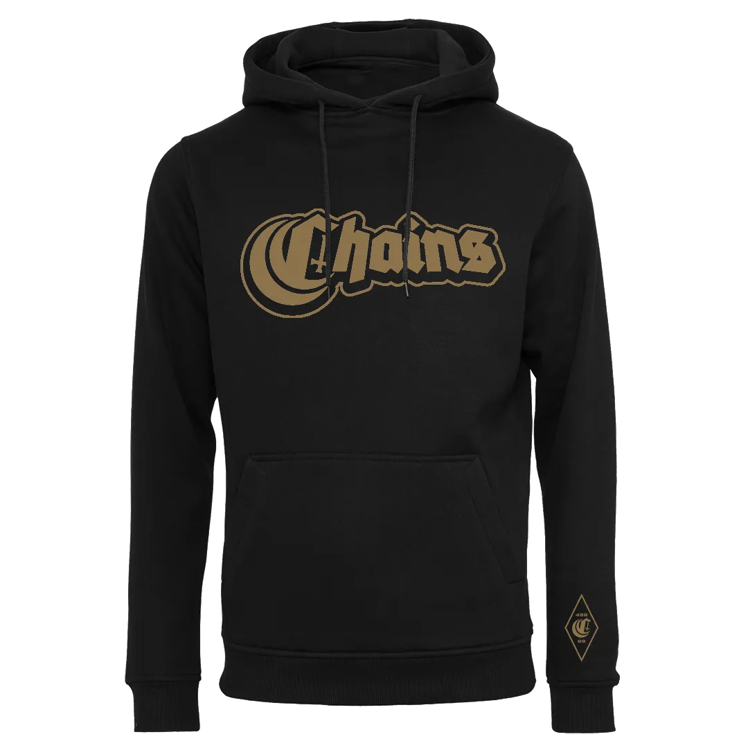 Chains - Doom Of Fucking Death Bronze Logo Pullover Hoodie - Black