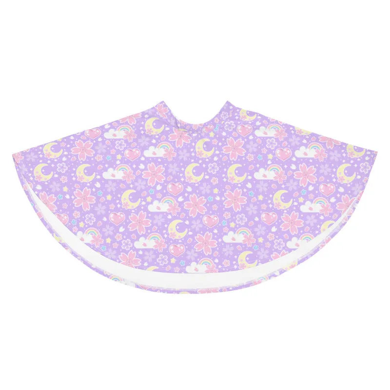 Cherry Blossom Dreams Purple Skater Skirt