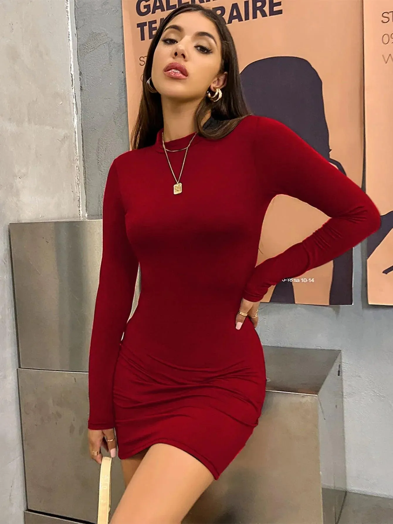 Chic Nightclub Elegance Mini Dress: Sophisticated Glam & Versatile Style