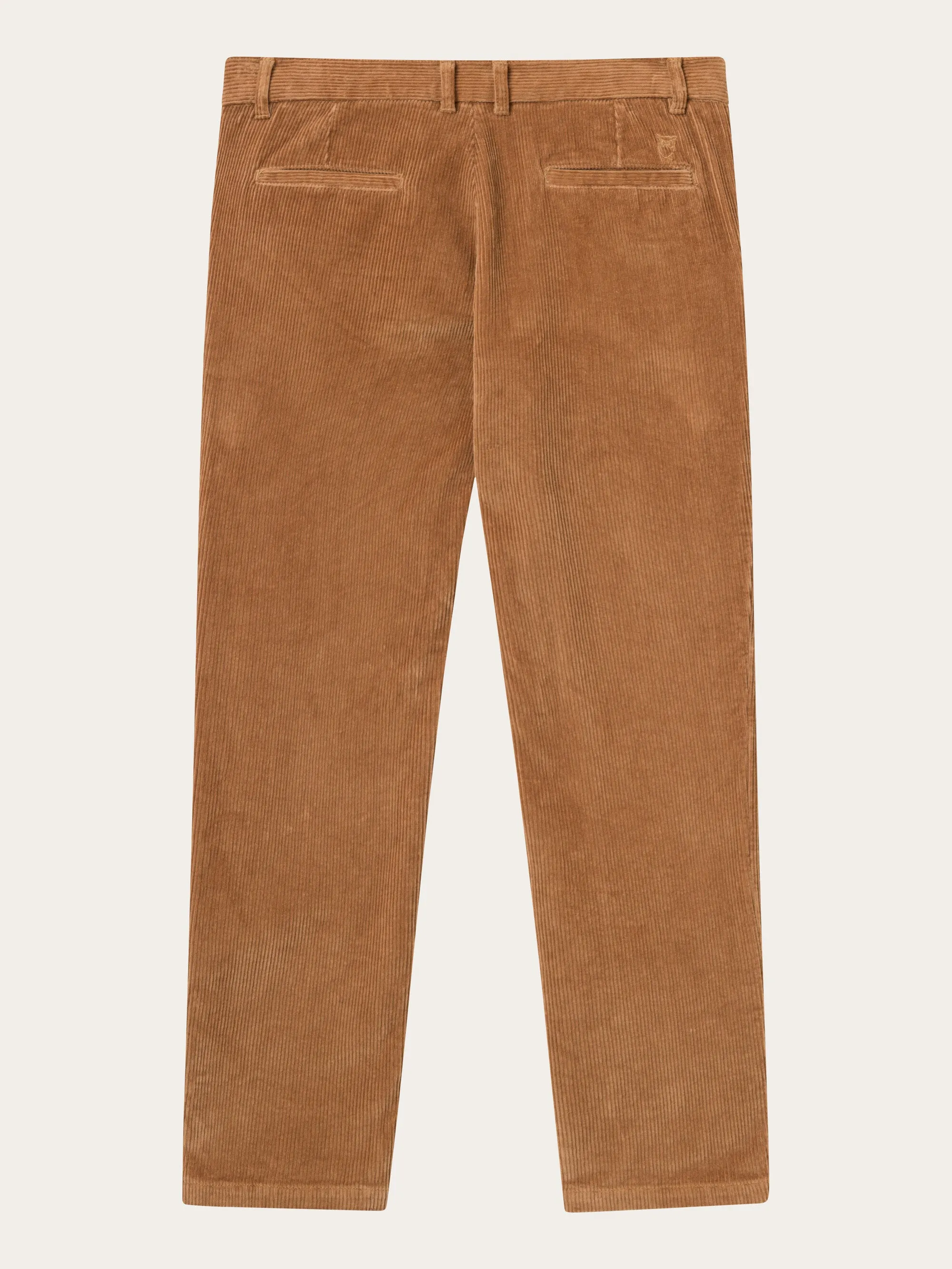 CHUCK regular 8-wales corduroy chino pants - Brown Sugar