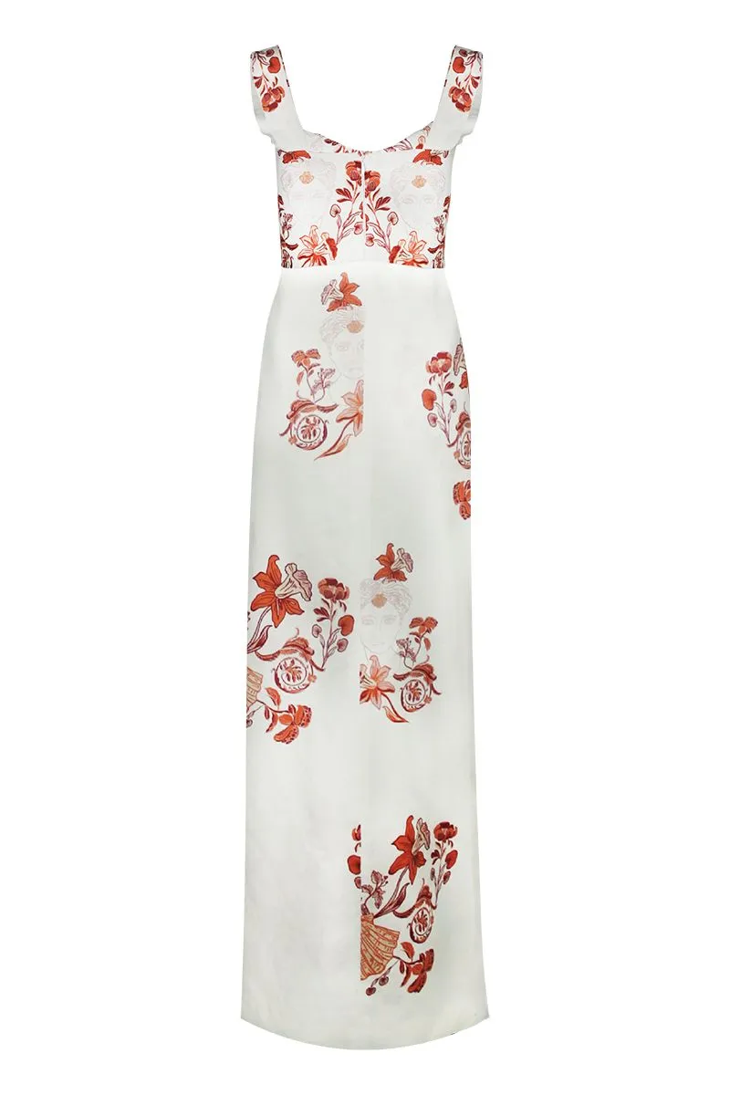 CLIO OYSTER MAXI DRESS