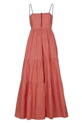 Coral Seville Maxi Dress