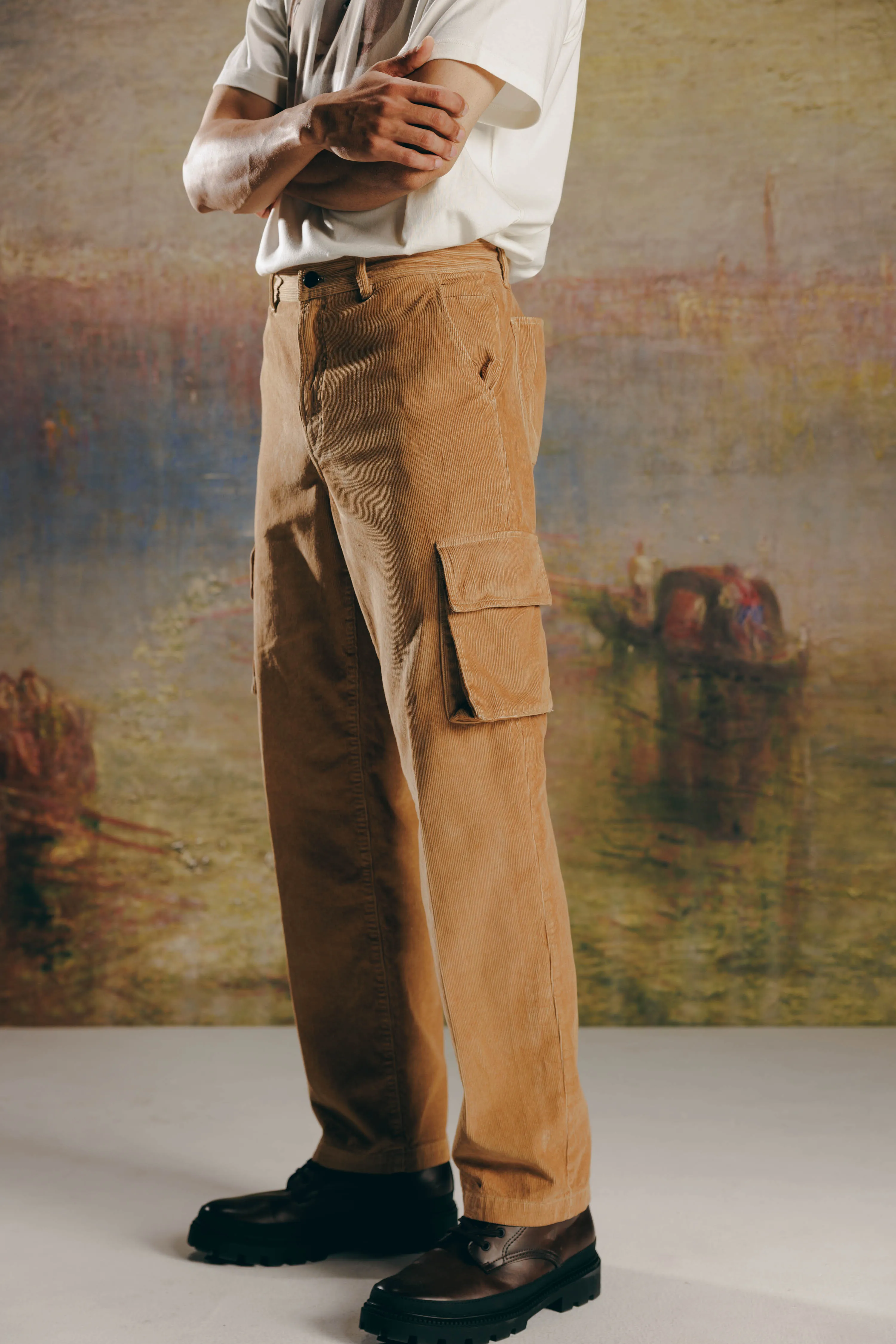 Corduroy Cargo Pants