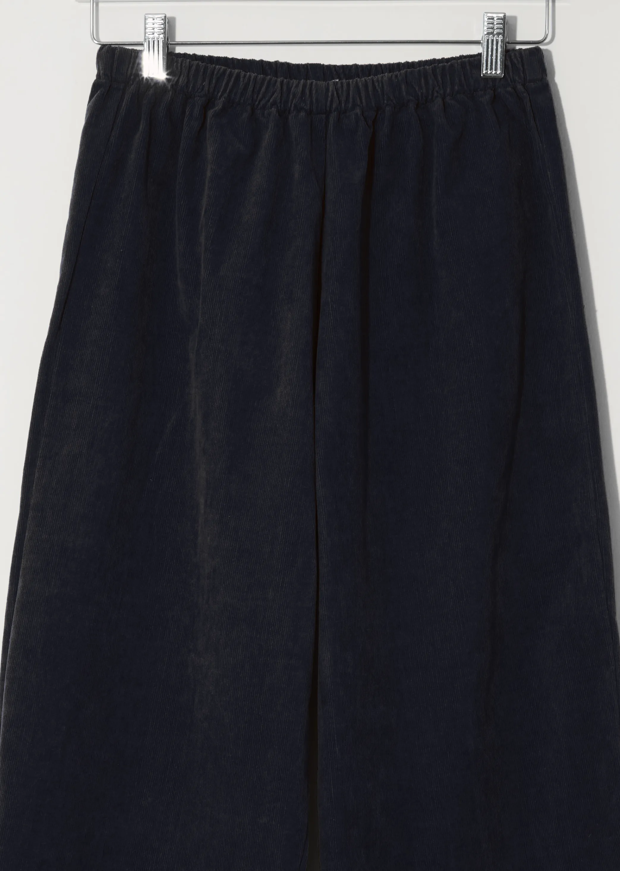 Cotton Pullon Trousers — Blue Black