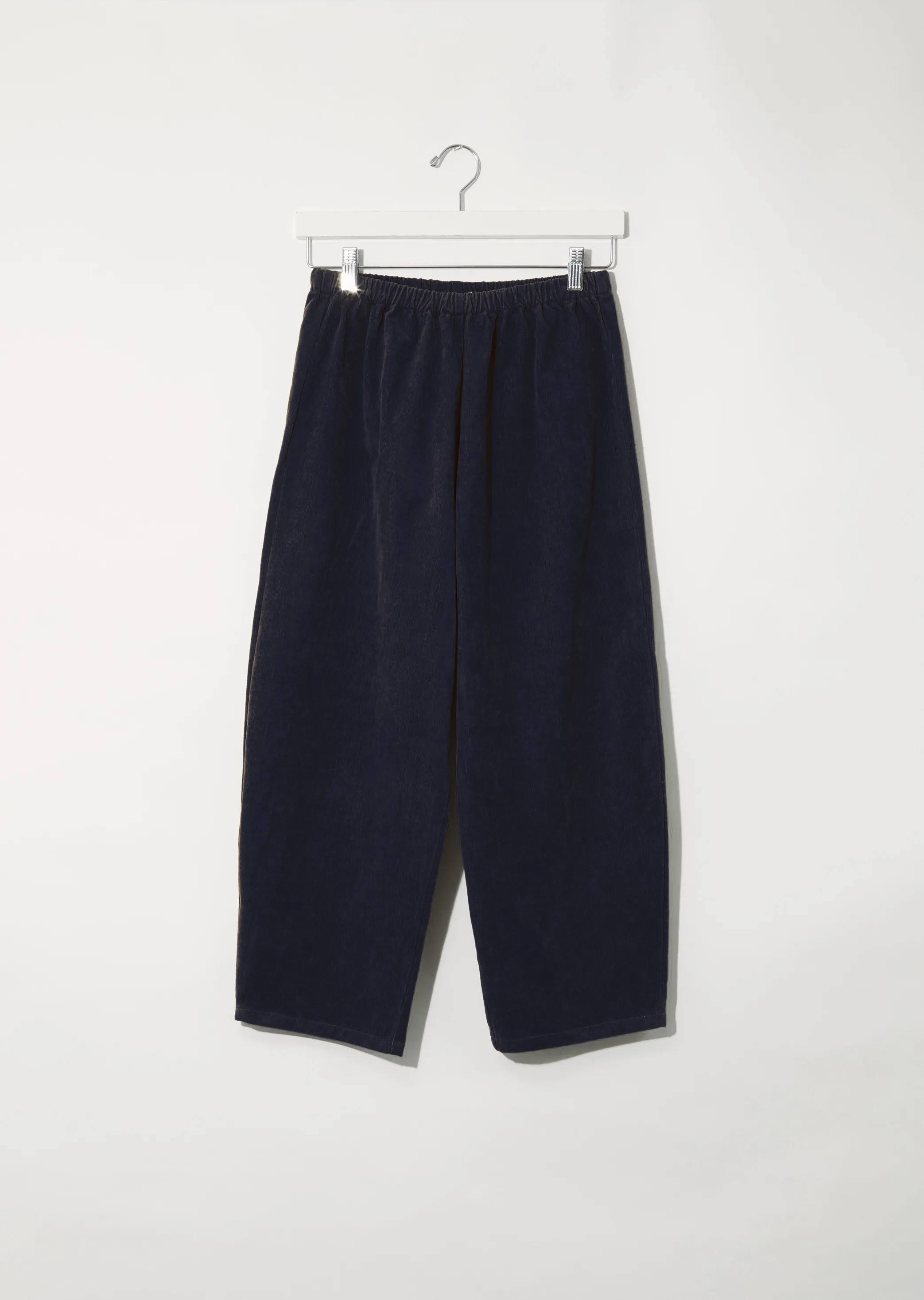 Cotton Pullon Trousers — Blue Black