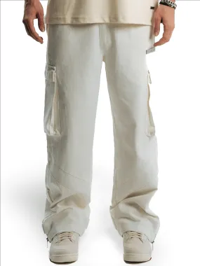 Cream White Cargos