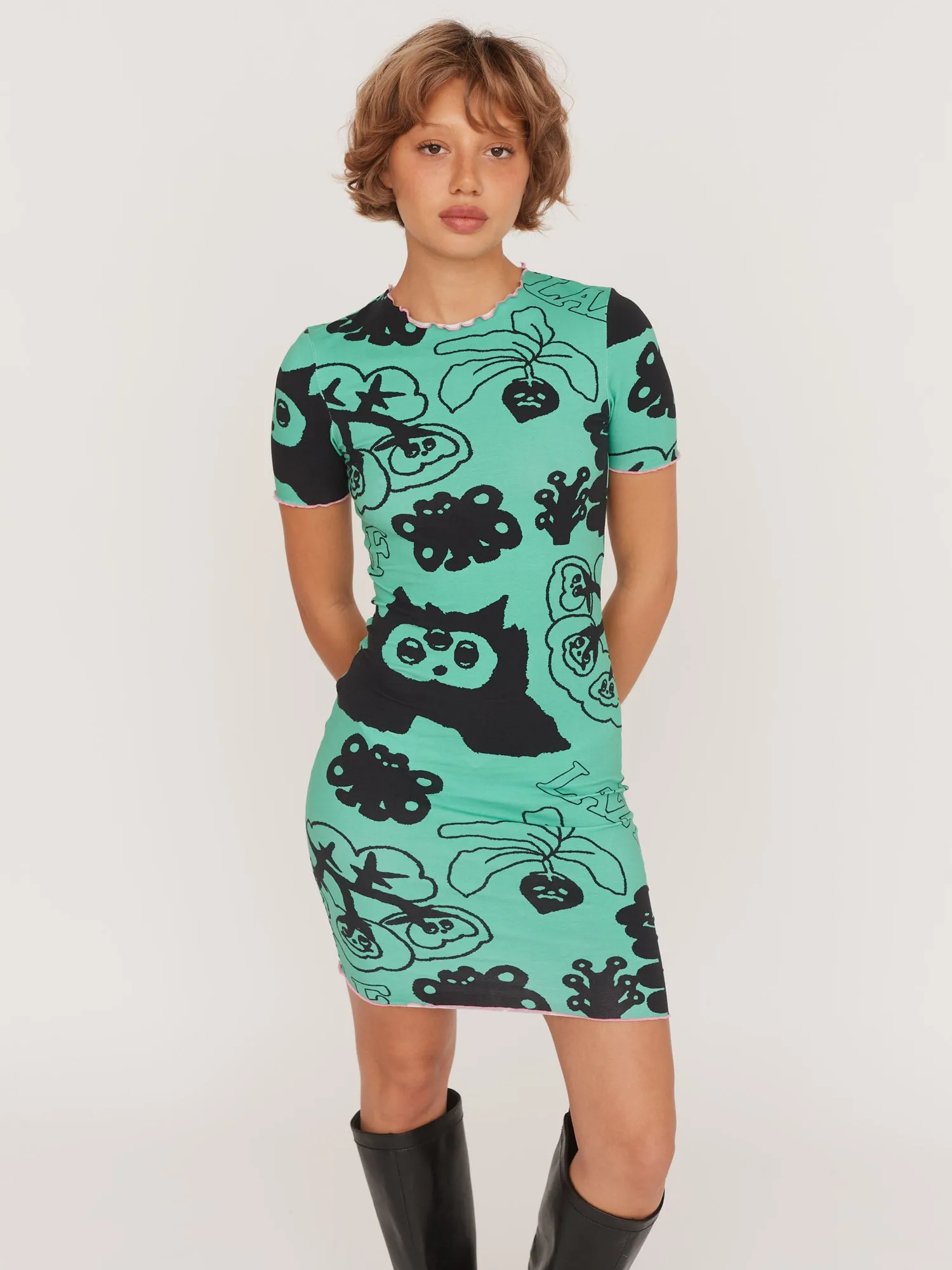 Creatures Mini Dress