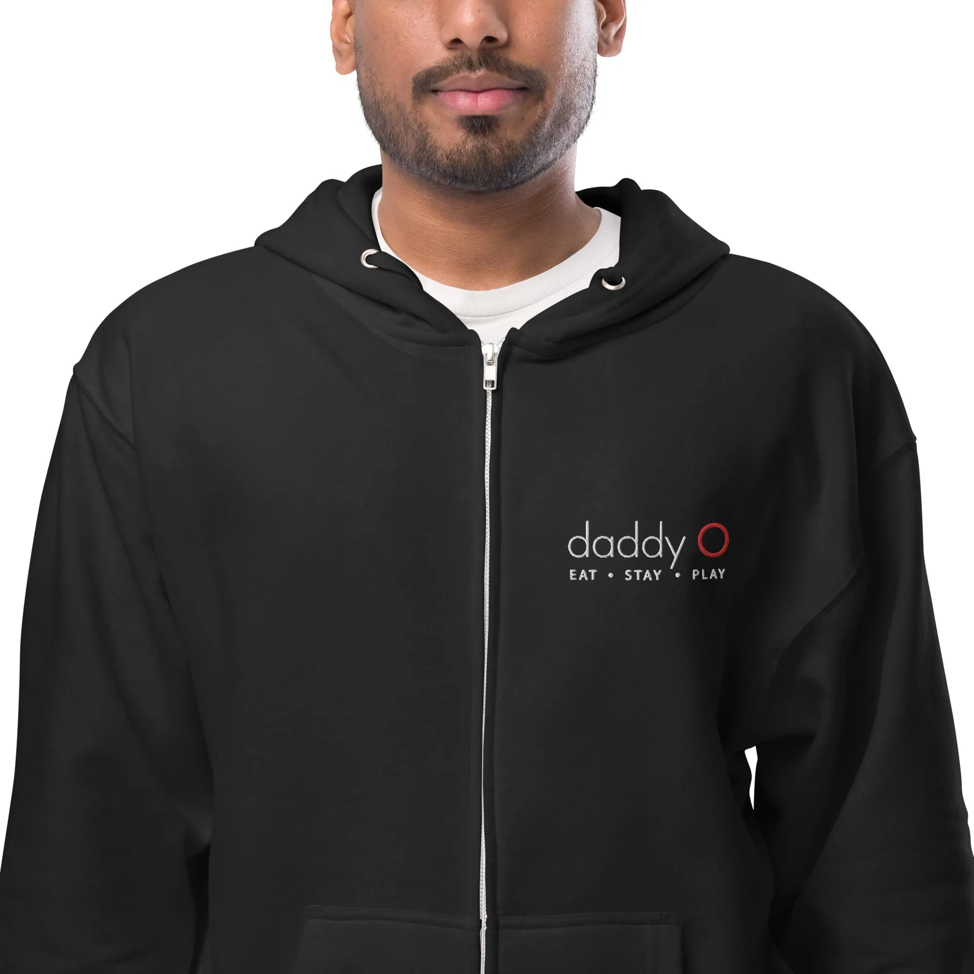 Daddy-O Unisex fleece Zip Up Hoodie