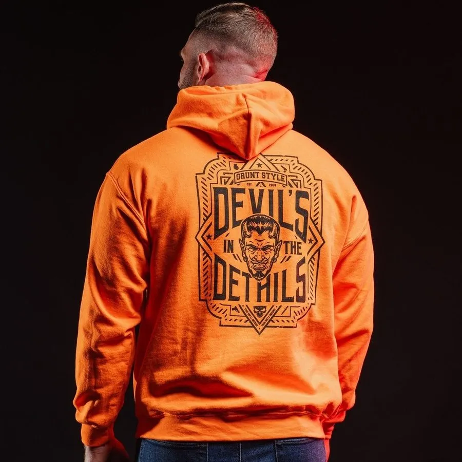 Devils In The Details Hoodie - Safety Orange