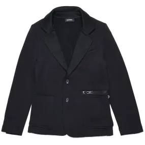 Diesel Boys Black Button Up Blazer