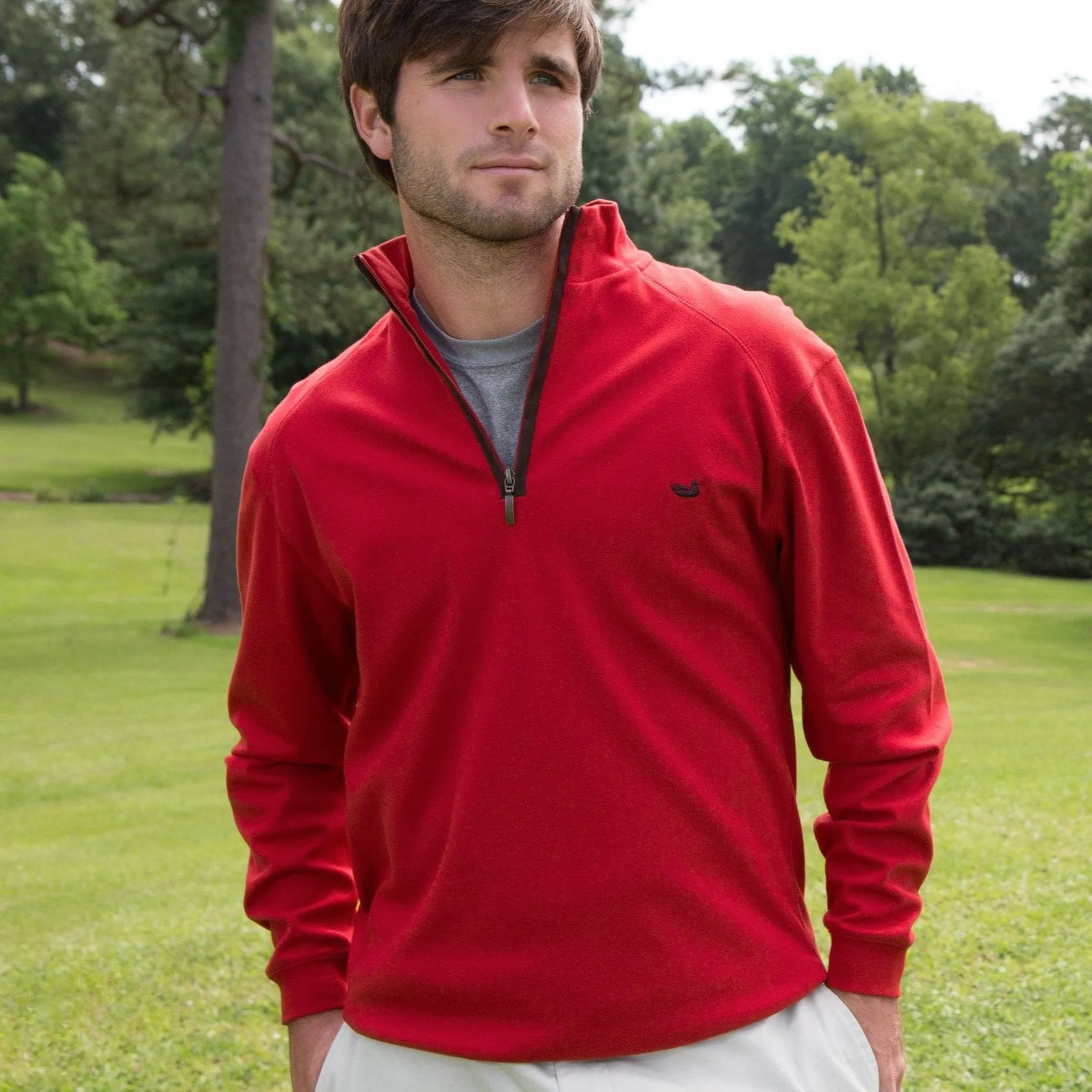 DownpourDRY Cotton 1/4 Zip Pullover