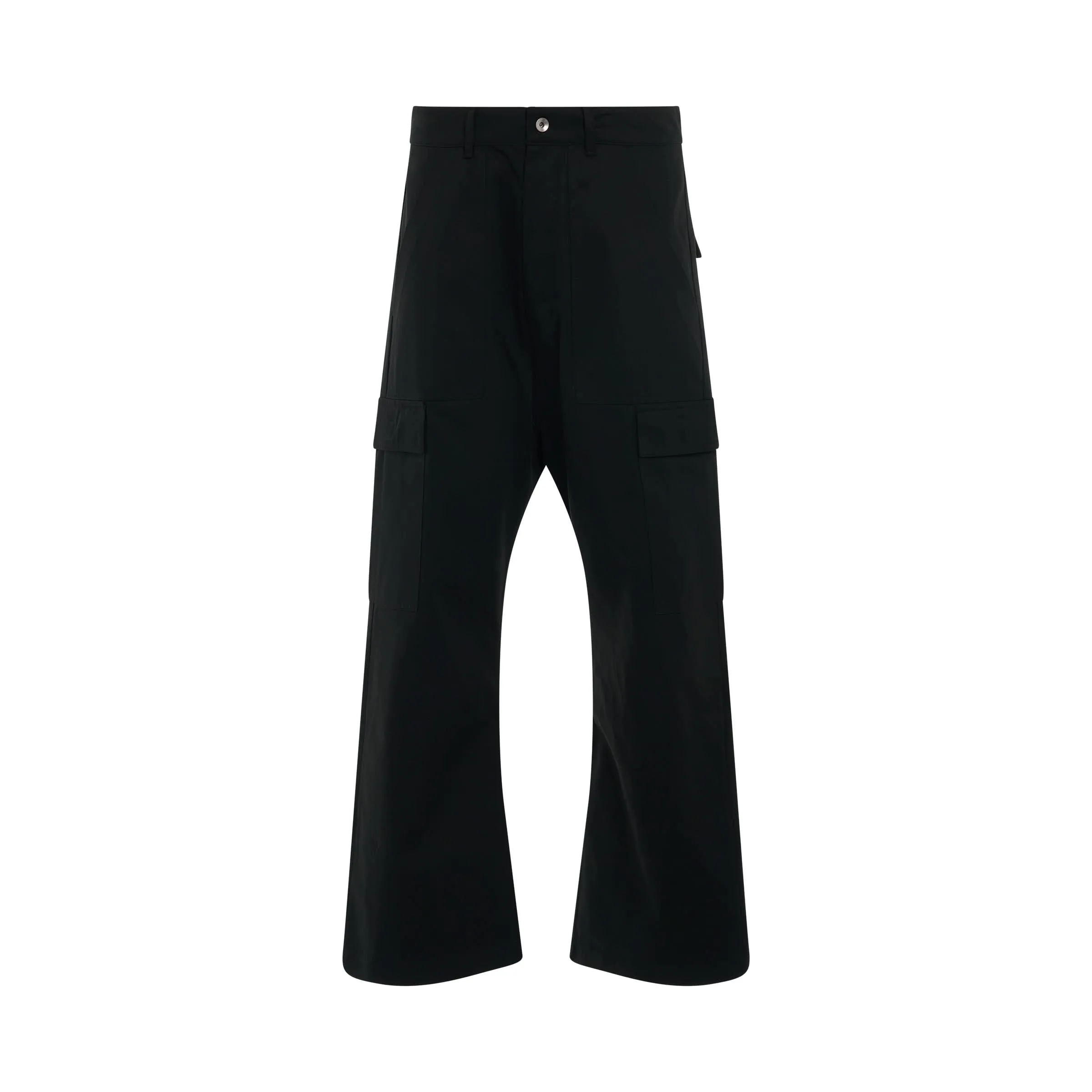 DRKSHDW Woven Cargo Trousers in Black