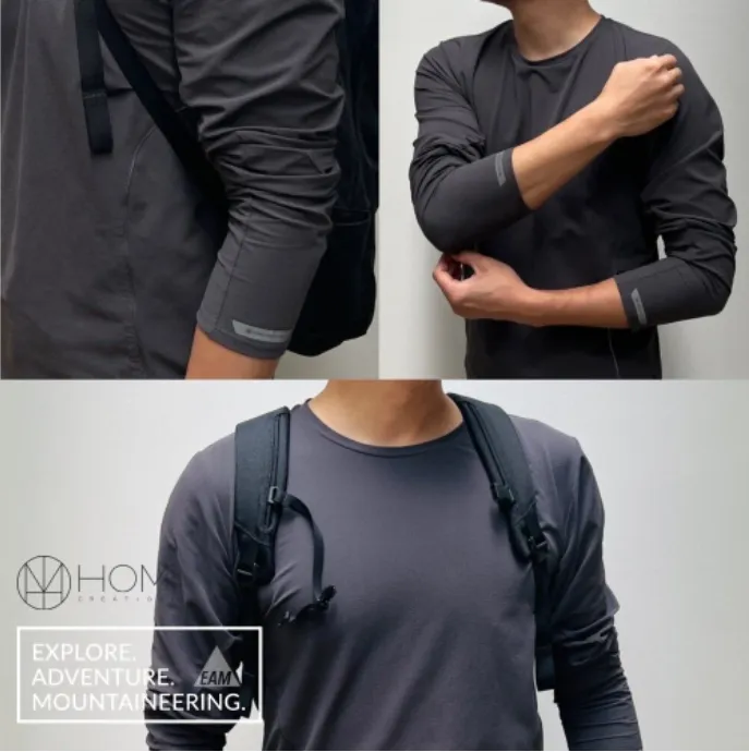 EAM Long Sleeves Top FEATURING CORDURA FABRIC