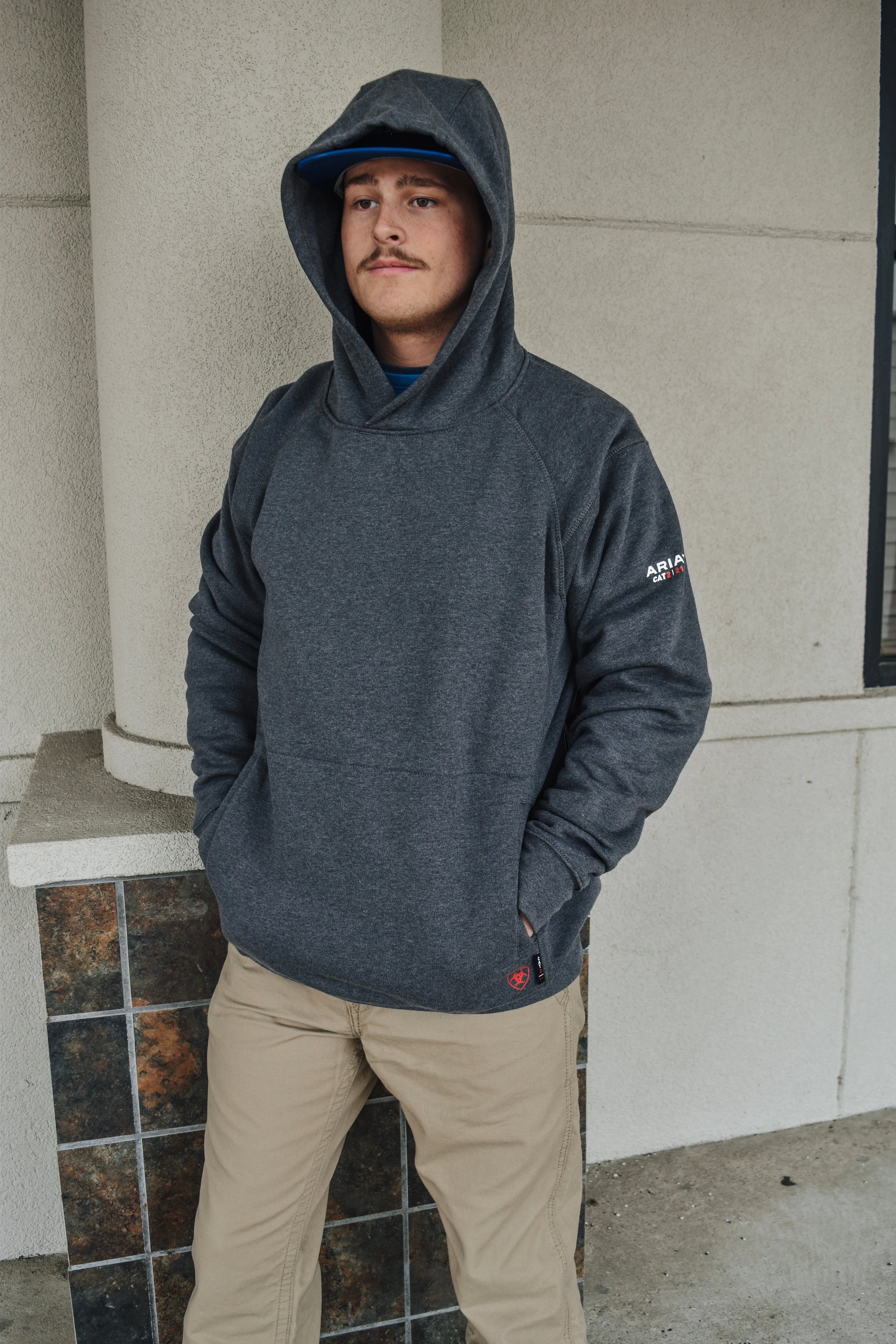 FR Rev Charcoal Heather Pullover Hoodie