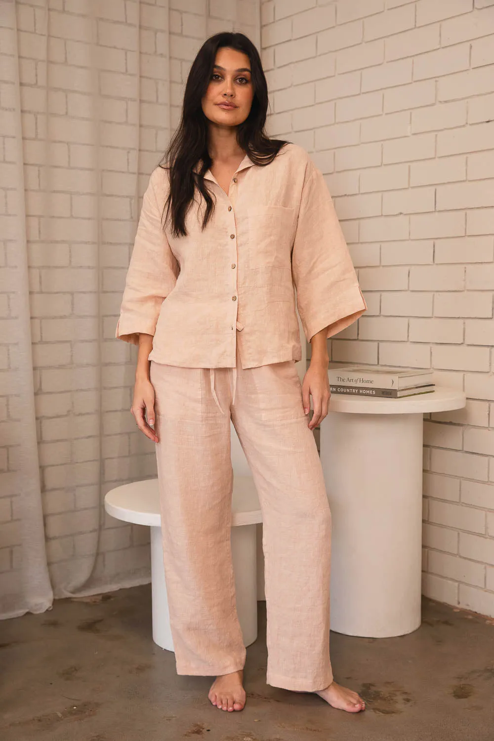 Fundamental Linen Shirt - Blush