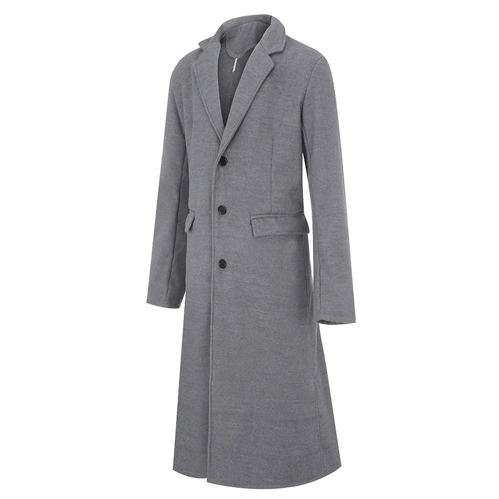 Funki Buys | Jackets | Men's Winter Woolen Topcoat Overcoat