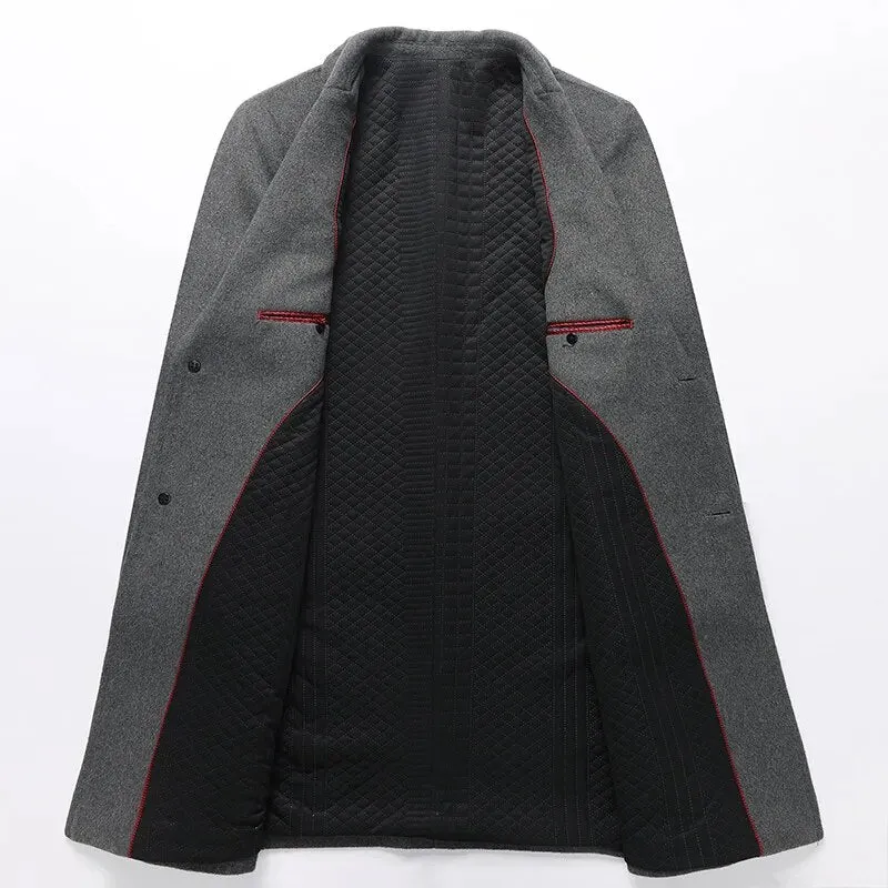 Funki Buys | Jackets | Men's Wool Trench Coat