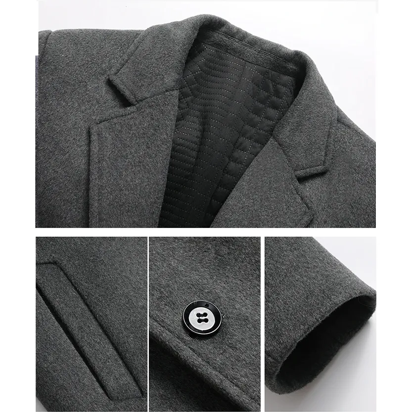 Funki Buys | Jackets | Men's Wool Trench Coat