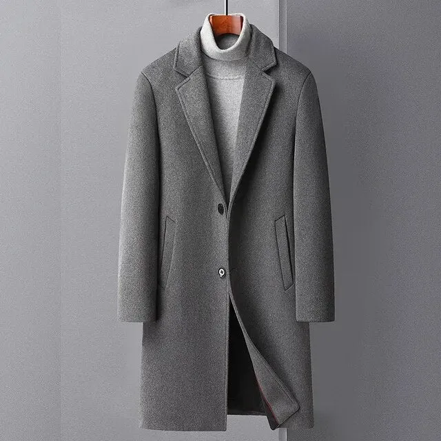 Funki Buys | Jackets | Men's Wool Trench Coat