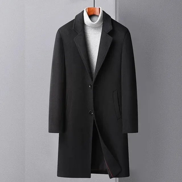 Funki Buys | Jackets | Men's Wool Trench Coat