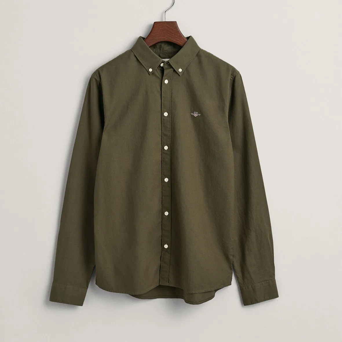 Gant - Shield Oxford shirt, juniper green