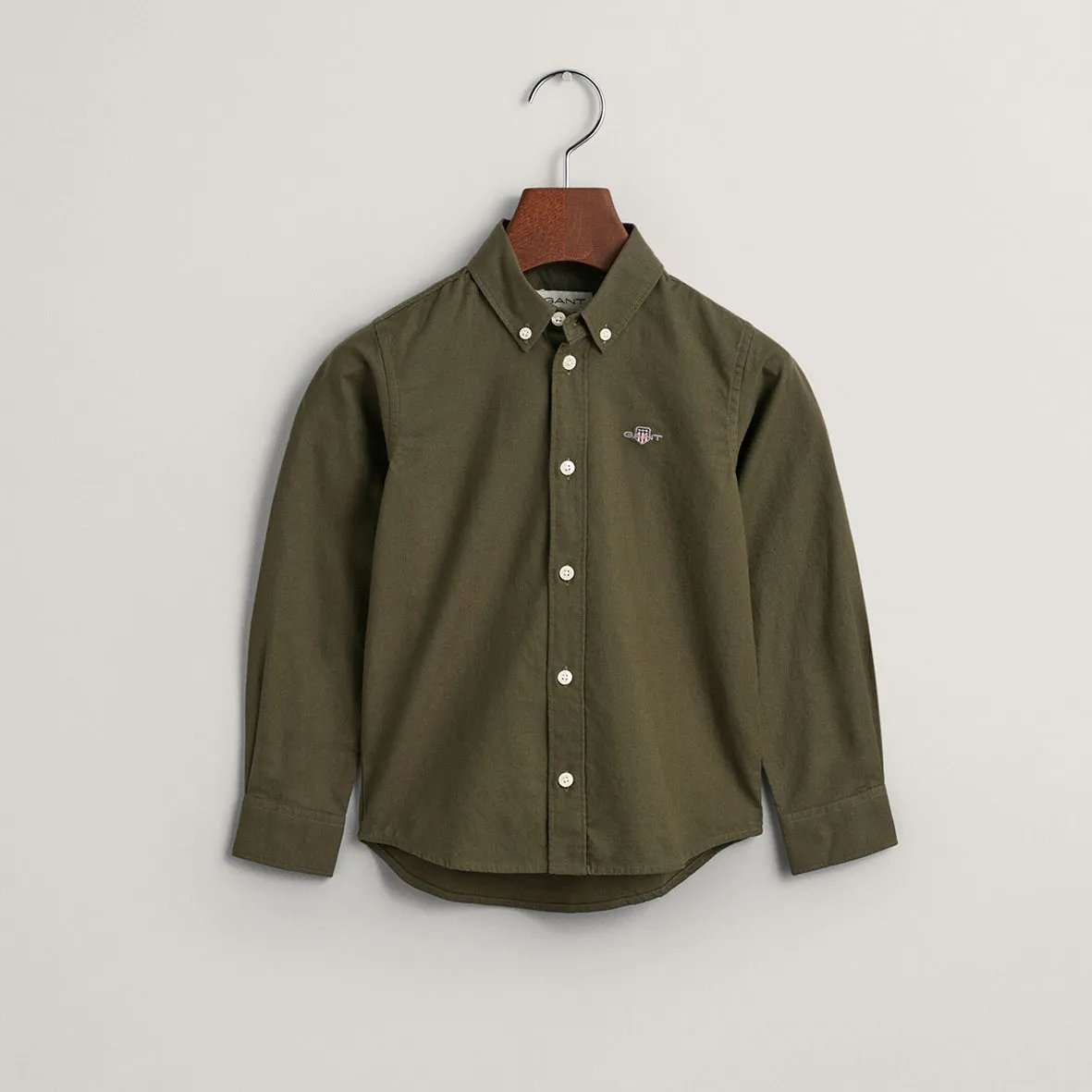 Gant - Shield Oxford shirt, juniper green