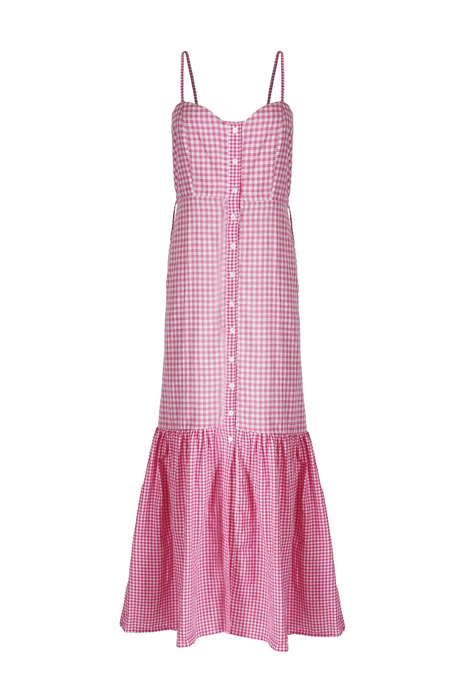 Gigi Vichy Dress Pink