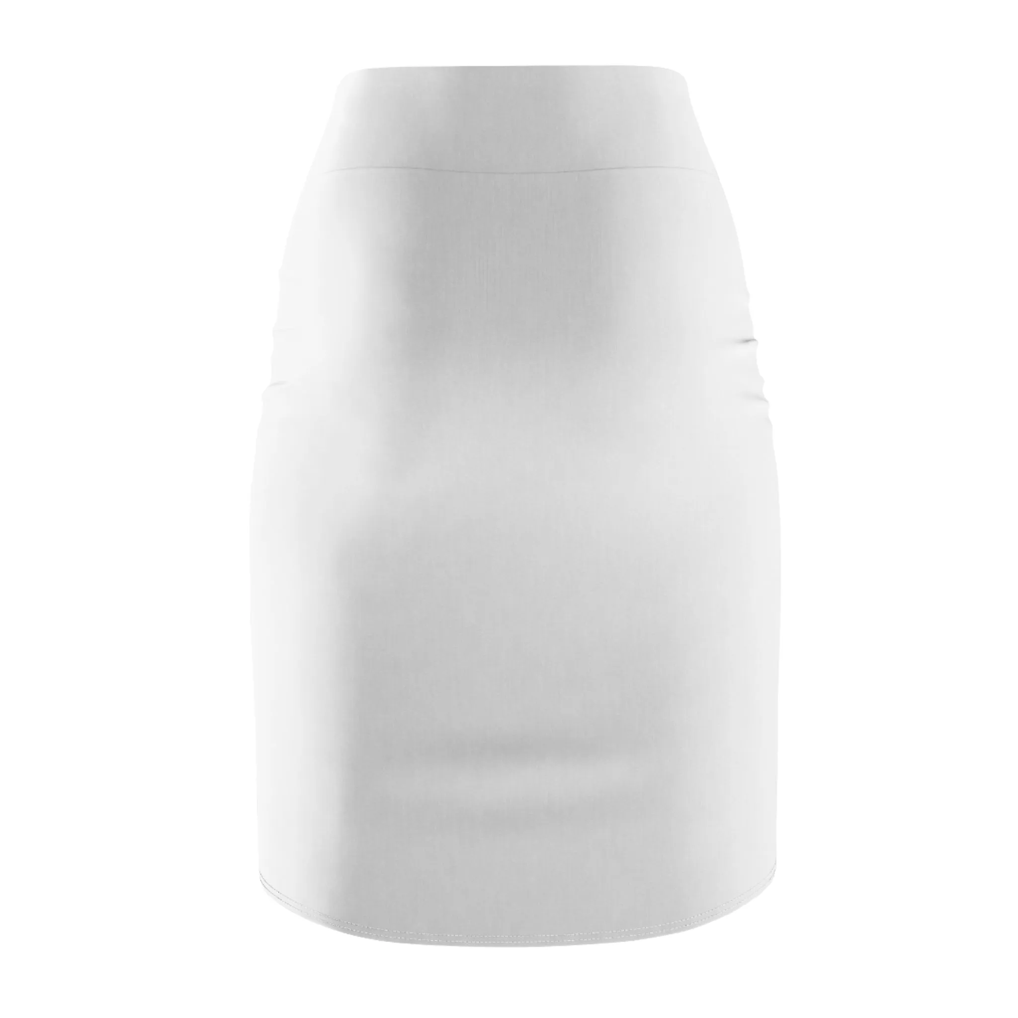 GRUMONH Women's Pencil Skirt White