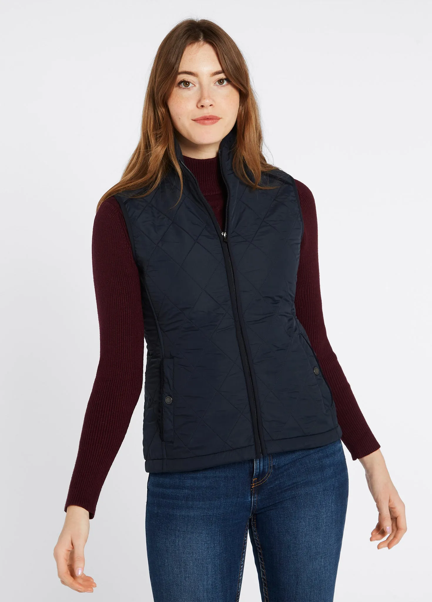 Heywood Women’s Quilted Gilet - Navy