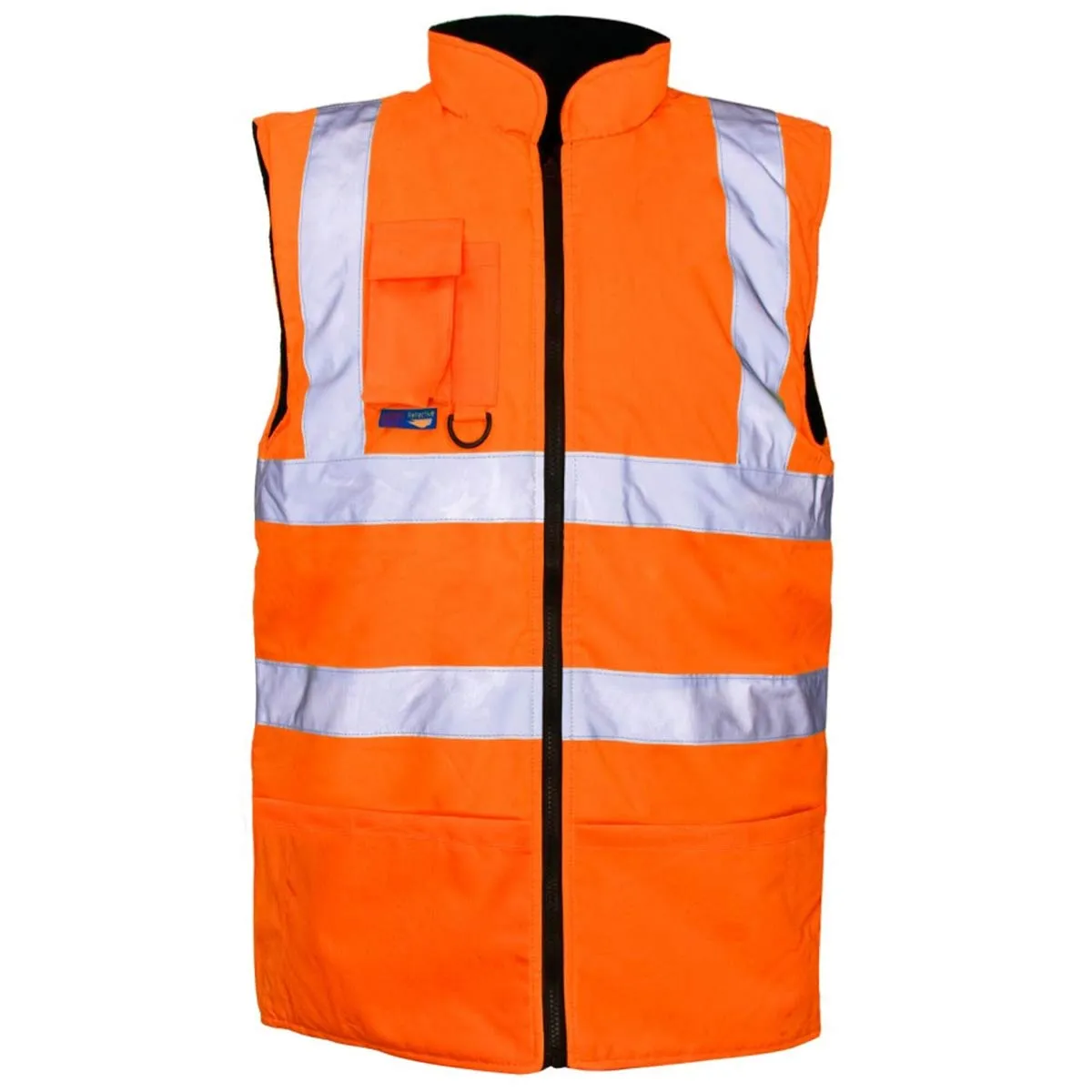 Hi-Vis Reversible Fleece Lined Bodywarmer