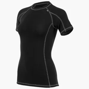 Highlander Womens Baselayer Top - SS Bamboo 190 Black